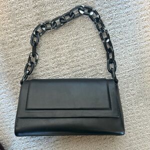 Black Chain Shoulder Bag
